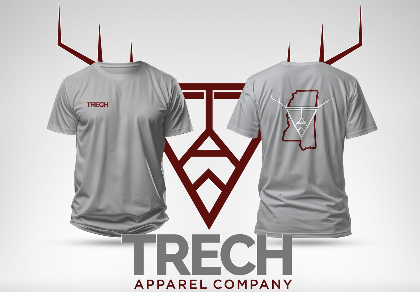 Trech Apparel Mississippi Maroon & White T-Shirt