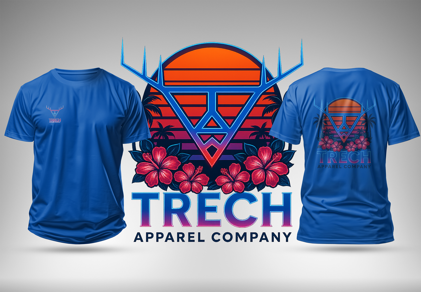 Trech Apparel Neon Tropical T-Shirt