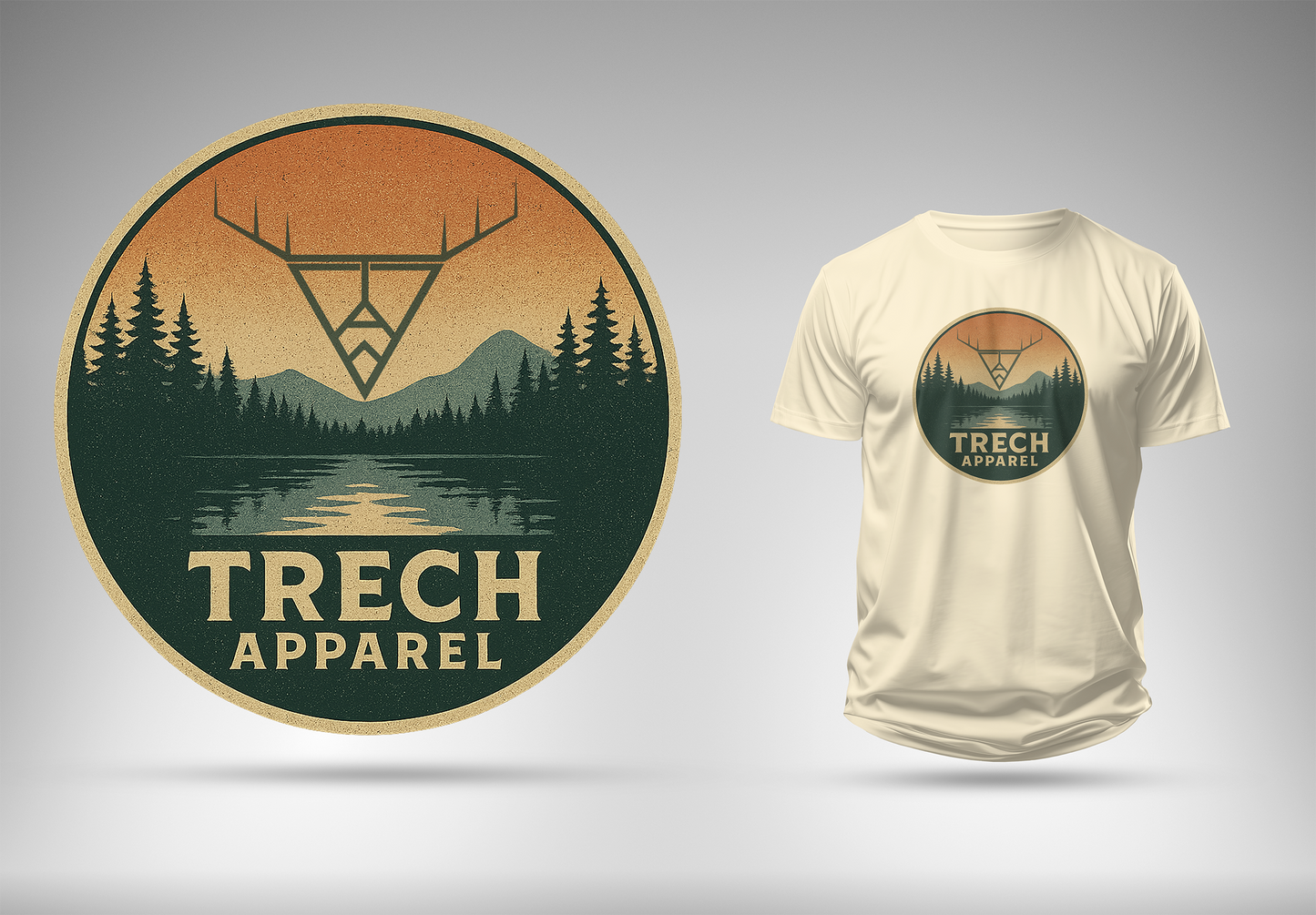 Trech Apparel Mountain Lake T-Shirt