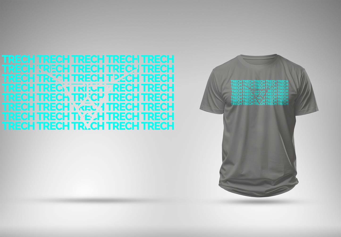 Trech w/ Subtracted Logo T-Shirt