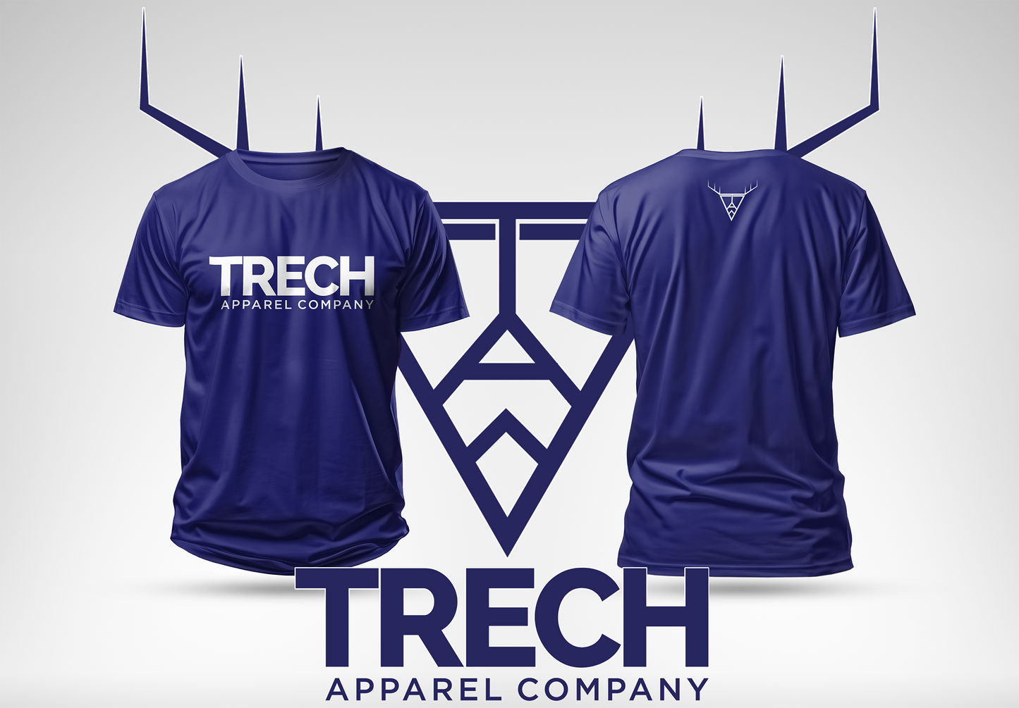 Trech Apparel Purple w/ White Text T-Shirt